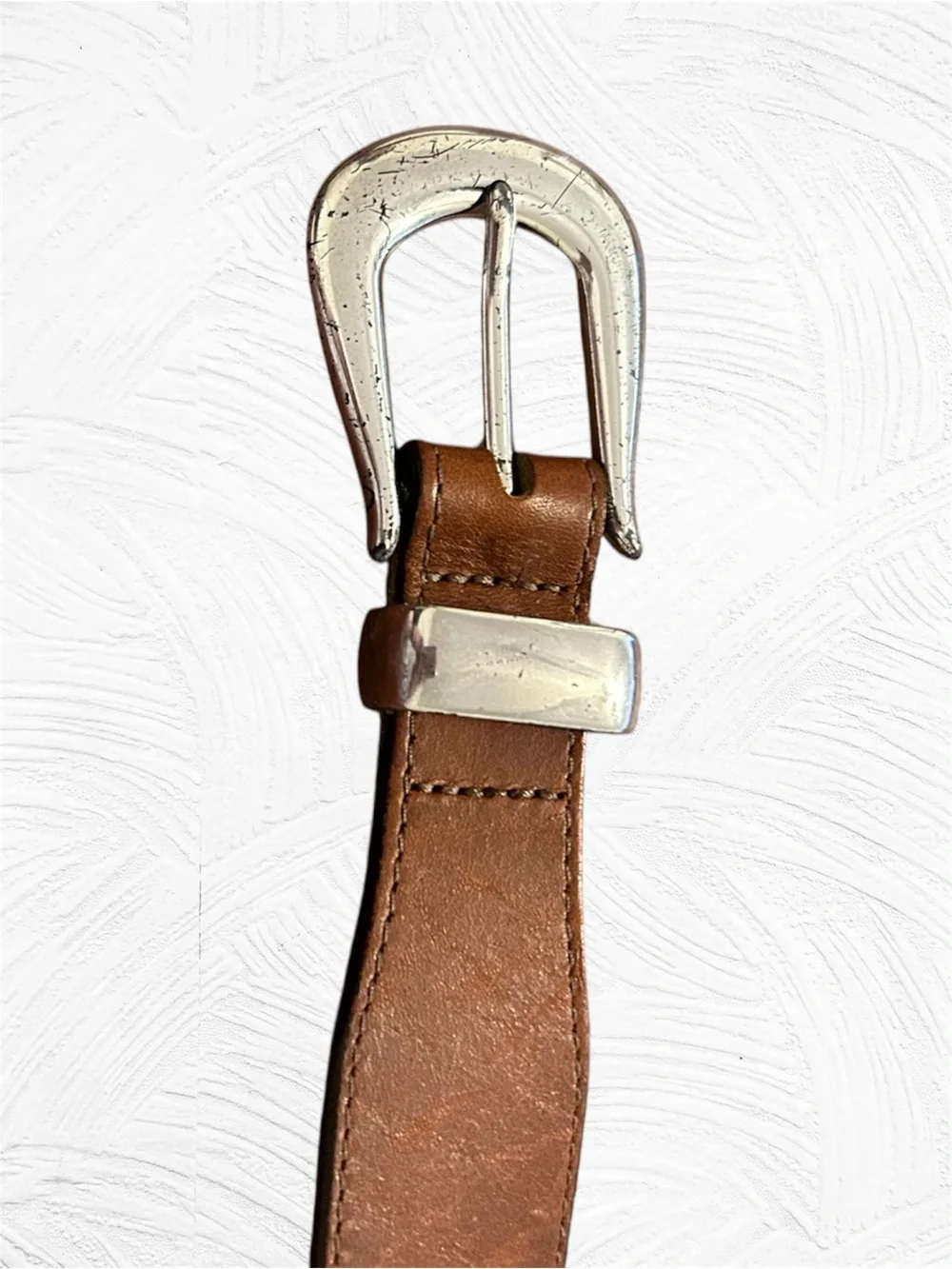 Vintage Honest Leather & Brass Safari Animal Belt